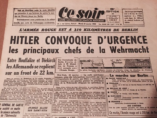 Parce qu'on n'a jamais vu ce nom en Une du journal (janvier 1945) #Madeleineproject https://t.co/s0zmaR0tNd