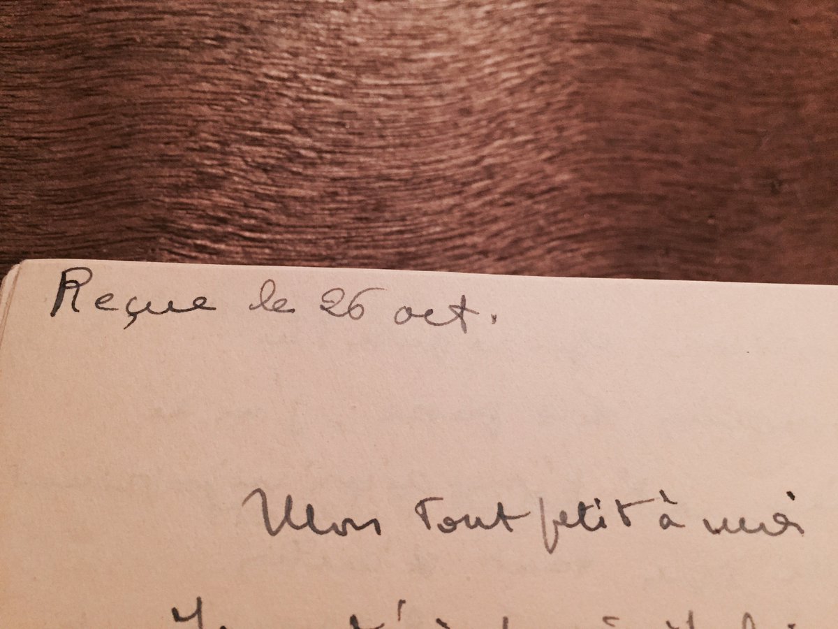 Madeleine note aussi les dates de réception des lettres #Madeleineproject https://t.co/v7AnoV6wPL