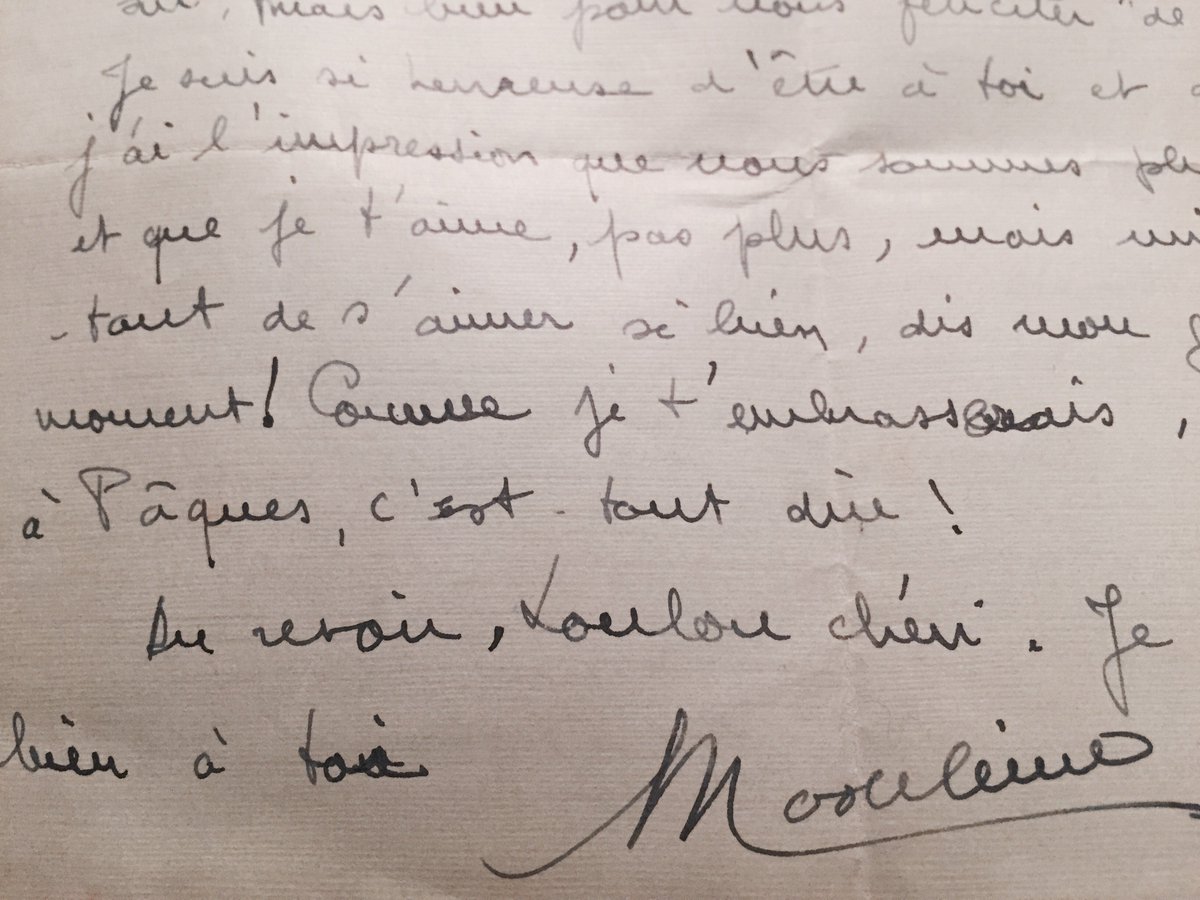 "Au revoir, Loulou chéri." #Madeleineproject https://t.co/8fZU4Zwhmm